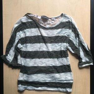 Sheer Striped Shirt